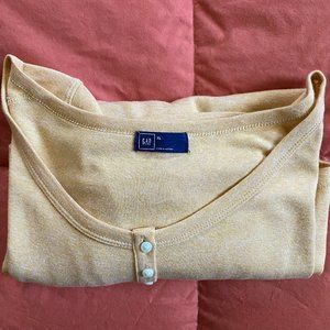 GAP Henley, Yellow, XL